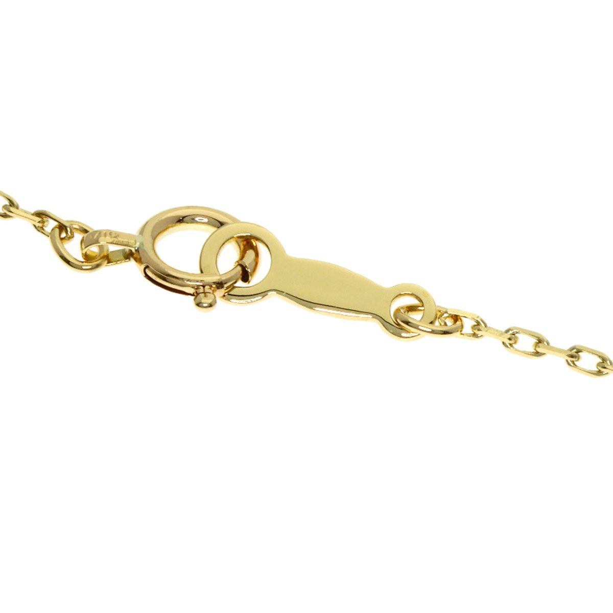 MIKIMOTO Bell Motif Pearl Necklace with 5.2mm pearl on 40cm K18 yellow gold chain for ladies