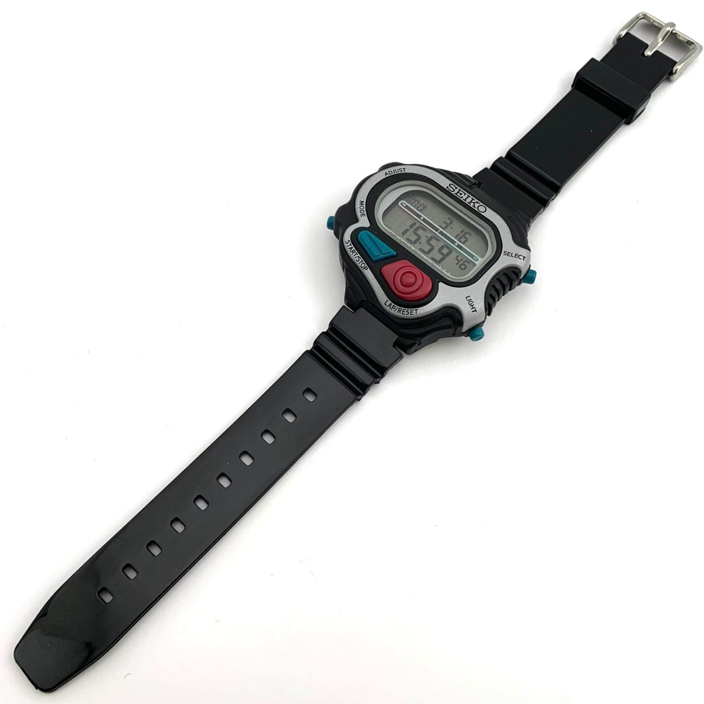 SEIKO S640-4000 Digital Men's Watch — Japanese