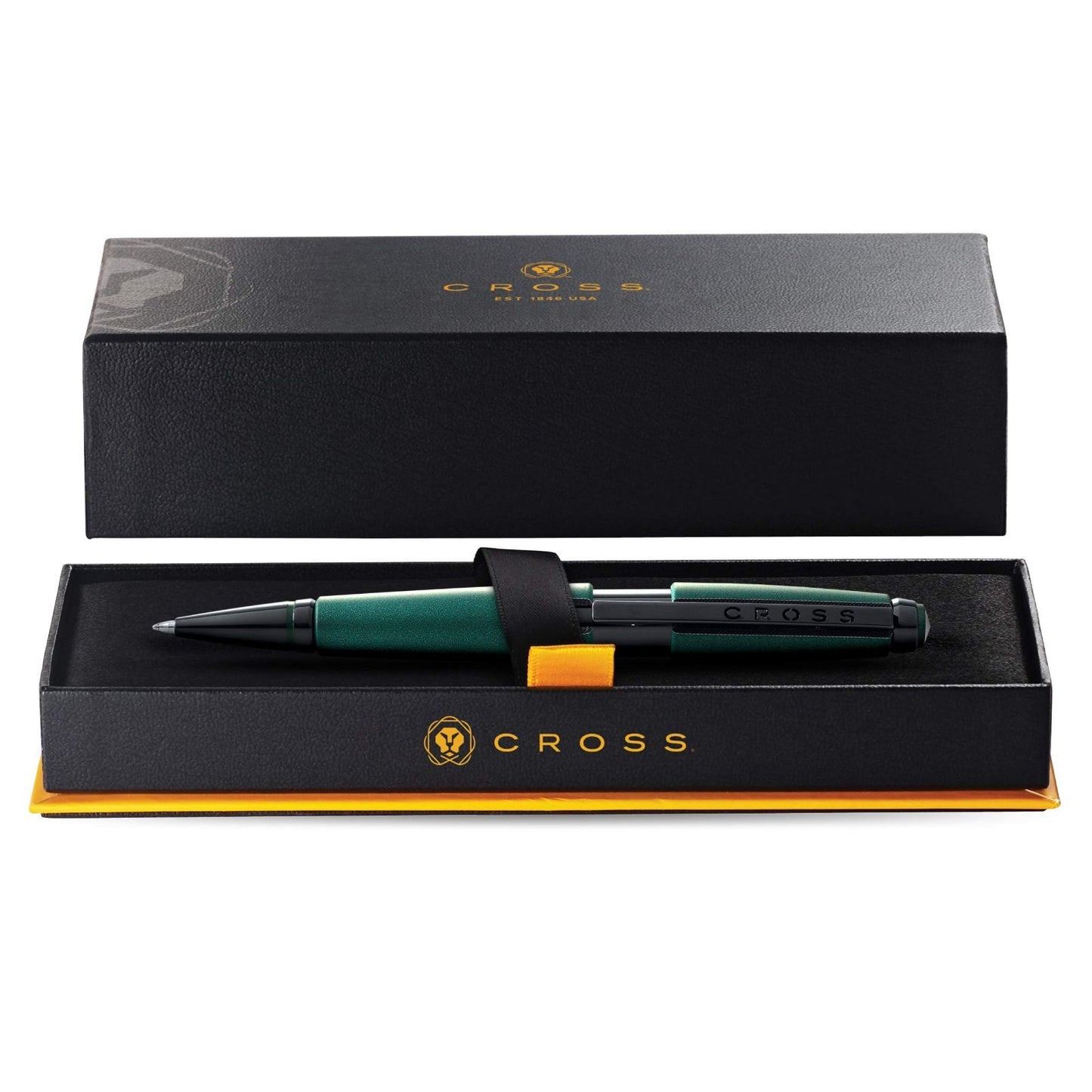 Cross Edge Ballpoint Pen Water-Based Edgel Matte Green Lacquer NAT0555-13 — Japan Import