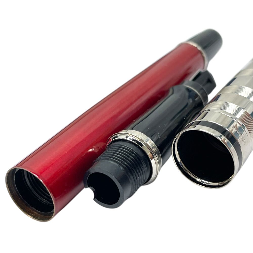 Waterman Expert Fountain Pen with a 14 cm length, sleek black body, and silver accents shown on white background