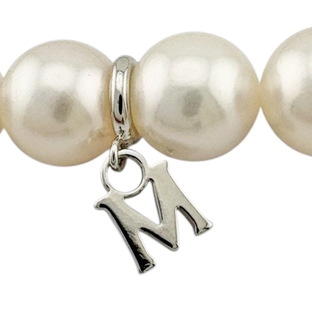 Mikimoto silver pearl necklace for ladies with elegant design, weighing 32.7 grams