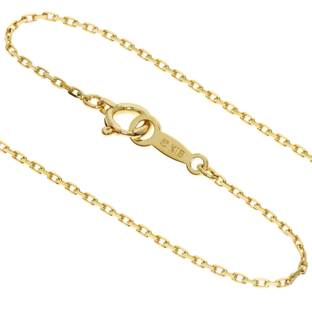 MIKIMOTO ladies pearl necklace with 6mm pearls, gold K18YG chain, 37.5cm length, elegant gold tone
