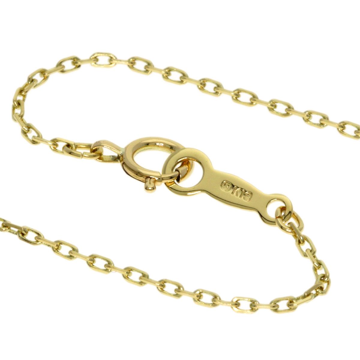 MIKIMOTO ladies ribbon motif pearl necklace in 18K yellow gold with 7.1mm pearl and 40cm chain