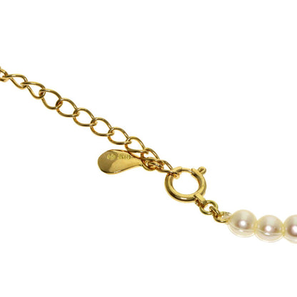 Tasaki Baby Pearl 8-row necklace in K18 yellow gold with white pearls on a 41cm chain