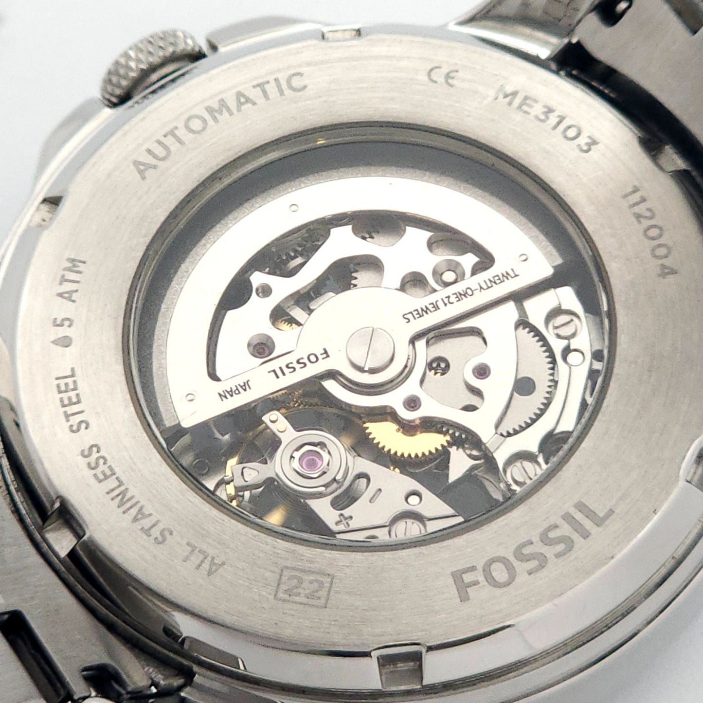 FOSSIL ME3103 Automatic Men's Watch — Japanese