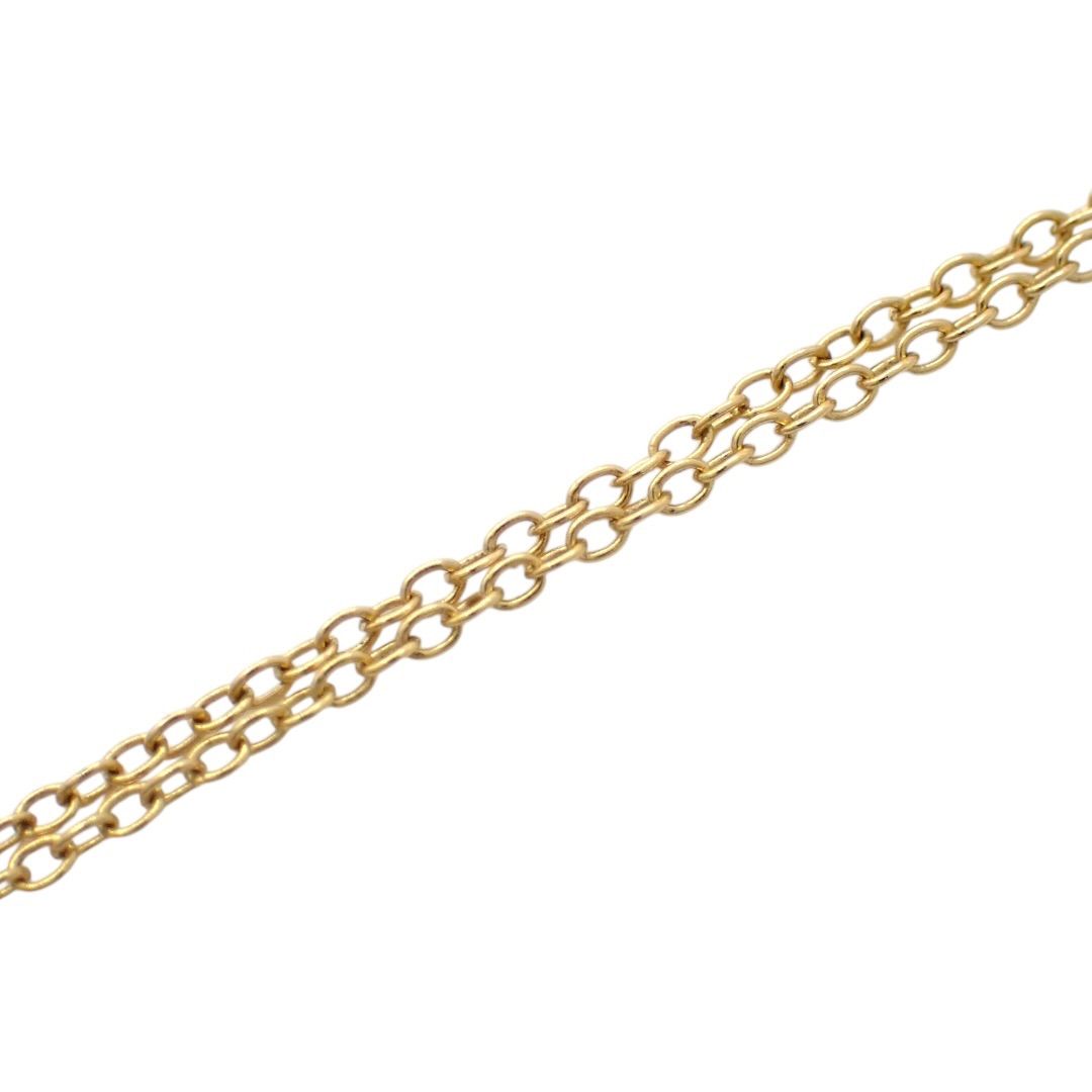 Mikimoto 6.6mm Akoya pearl necklace pendant with a 35cm yellow gold chain and natural pink pearl