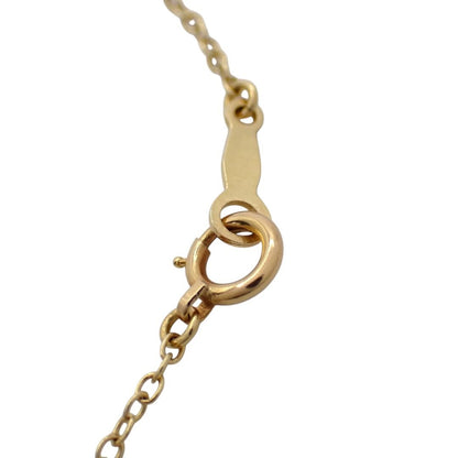Mikimoto 6.6mm Akoya pearl necklace pendant with a 35cm yellow gold chain and natural pink pearl