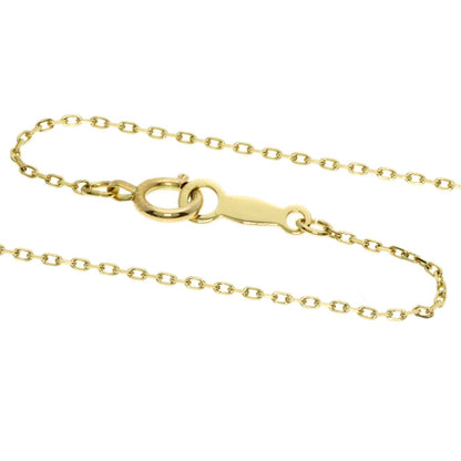 MIKIMOTO gold K18YG ladies necklace with 7.5mm pearl and diamond pendant on 42cm chain