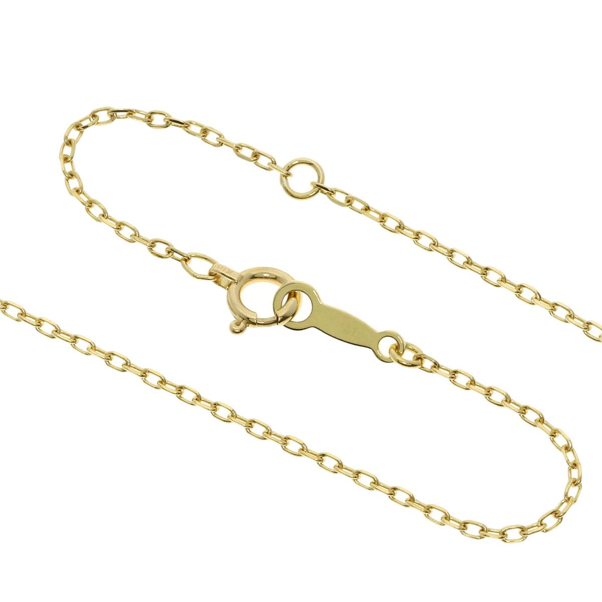 MIKIMOTO womens pearl necklace in K18YG gold with 3.3mm pearl and 43cm chain, used condition