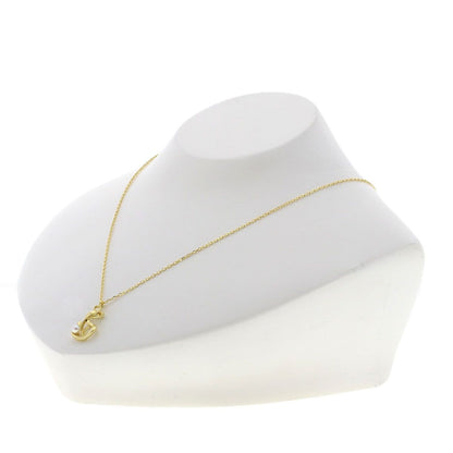 MIKIMOTO womens pearl necklace in K18YG gold with 3.3mm pearl and 43cm chain, used condition