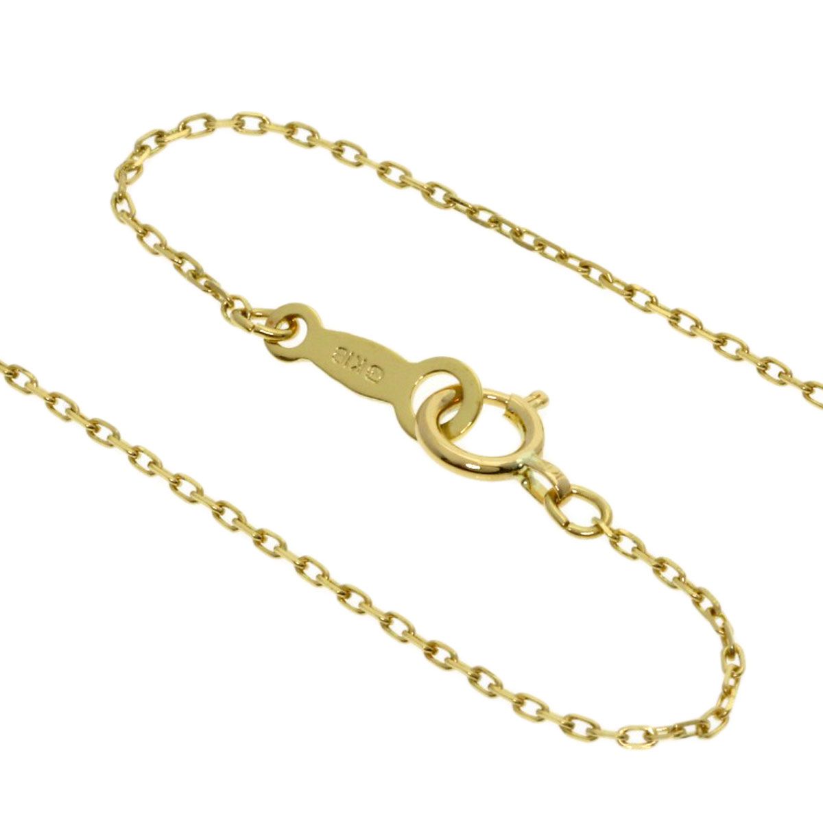 MIKIMOTO Pearl Diamond Necklace in K18YG with 7.2mm pearl and 42cm chain for women