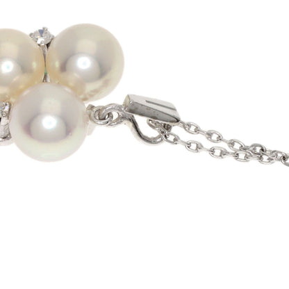 Mikimoto pearl necklace with 7.1mm pearls and 52cm K14 white gold chain for women