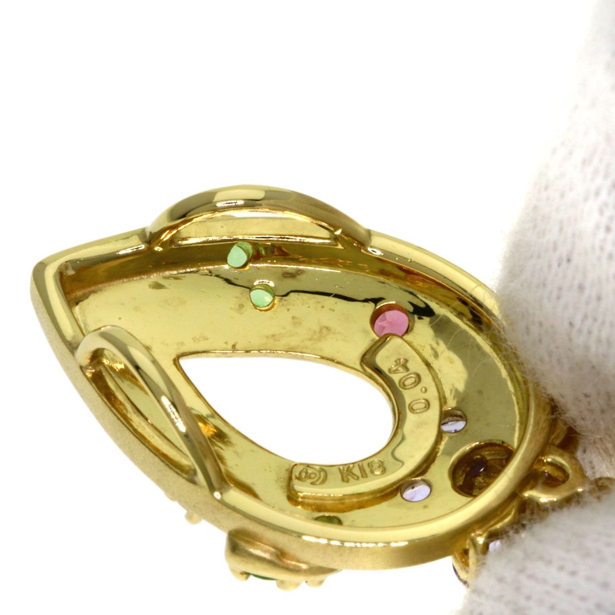 Tasaki Golden Pearl K18YG pendant top with 10.4mm pearl for ladies