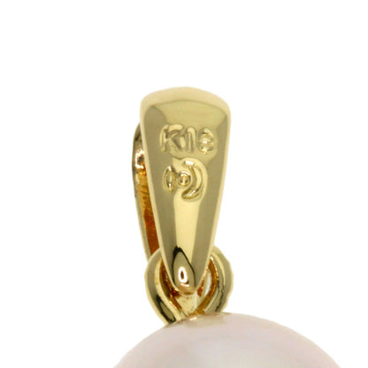 TASAKI Pearl Pendant Top for women in K18 yellow gold with a 6.3-8.3 mm pearl, used condition