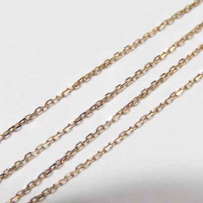 Agete Labrodite necklace in K10 yellow gold with 17 mm pendant on 40 cm chain