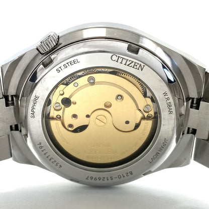 Citizen Collection Mechanical Tsuyosa NJ0151-53W automatic wristwatch with blue gradient dial and display back