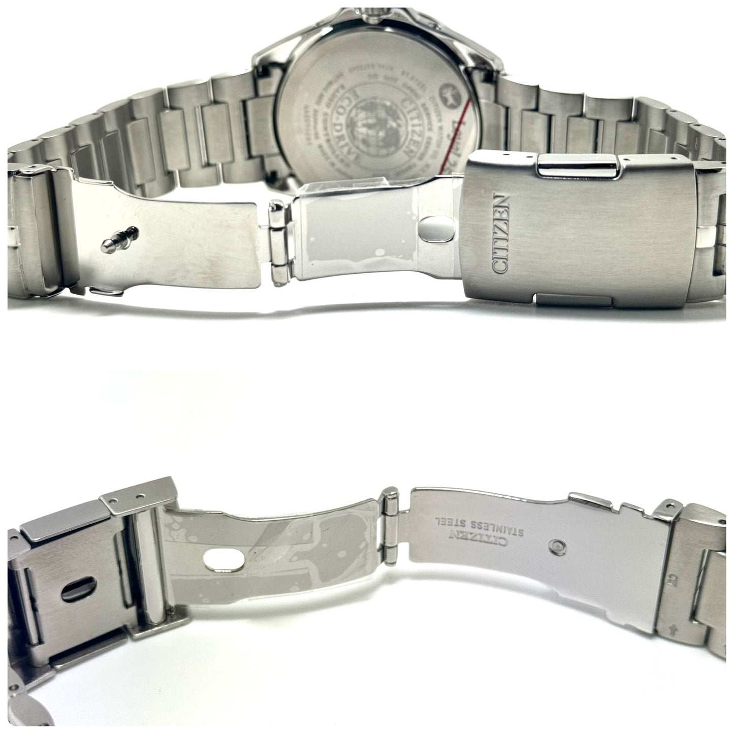 Citizen Collection CB0011-69L Eco-Drive Radio Wave Solar black stainless steel wristwatch with date display