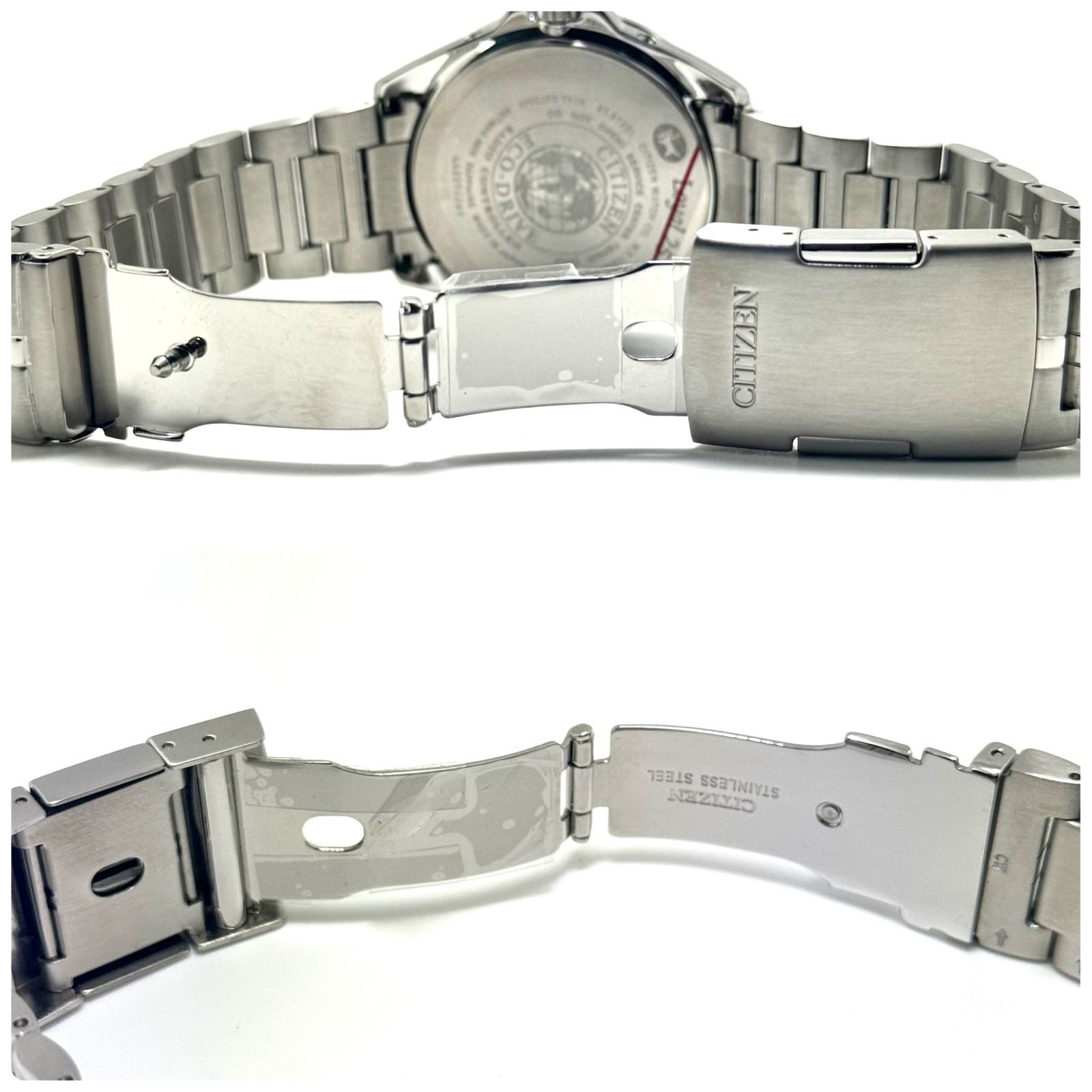 Citizen Collection CB0011-69L Eco-Drive Radio Wave Solar black stainless steel wristwatch with date display