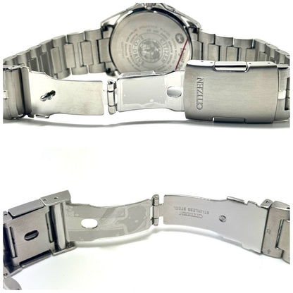 Citizen Collection CB0011-69L Eco-Drive Radio Wave Solar black stainless steel wristwatch with date display