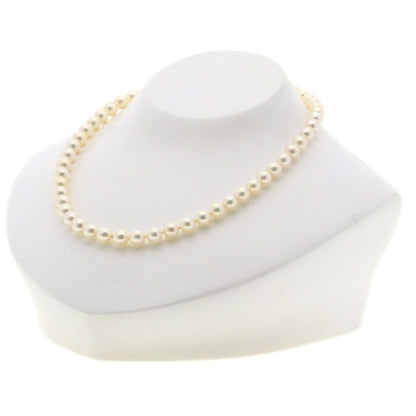 MIKIMOTO women's pearl necklace with 6.5-7mm pearls on a 37cm K14YG gold chain