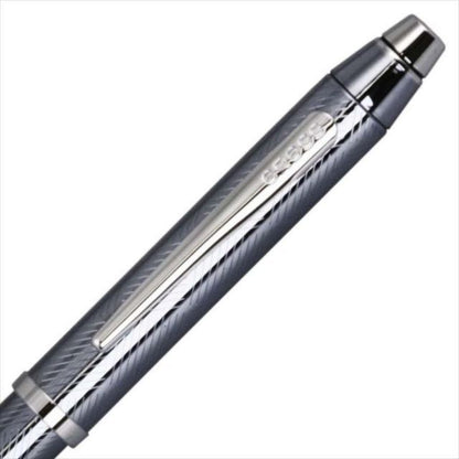 CROSS Textri NAT0090-14ST Frost Steel ballpoint pen black red and 0.5mm mechanical pencil multi-functional pen