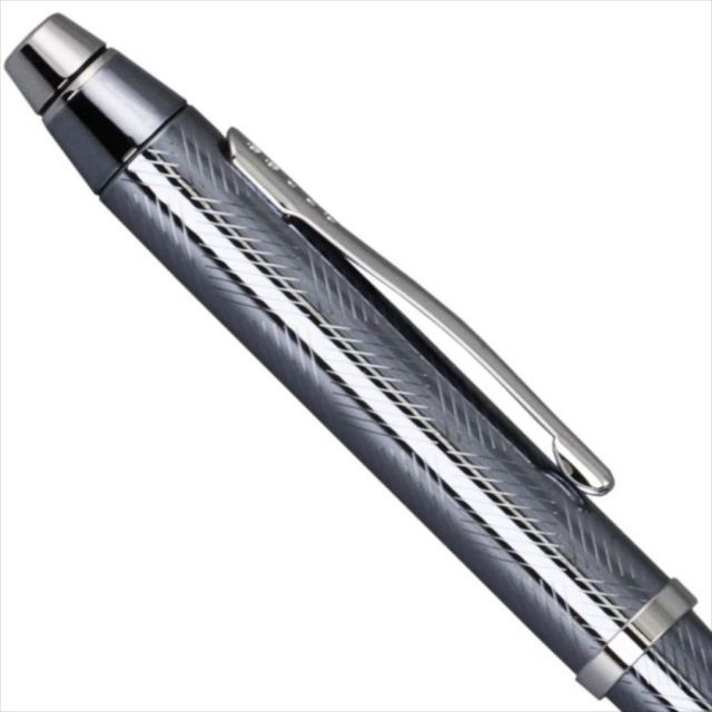 CROSS Textri NAT0090-14ST Frost Steel ballpoint pen black red and 0.5mm mechanical pencil multi-functional pen