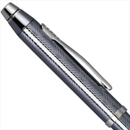 CROSS Textri NAT0090-14ST Frost Steel ballpoint pen black red and 0.5mm mechanical pencil multi-functional pen