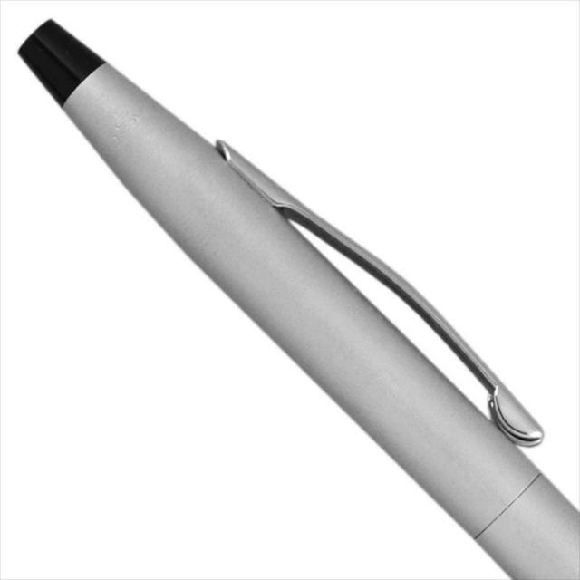 Cross Classic Century Brush silver ballpoint pen with twist mechanism and slim 133mm body