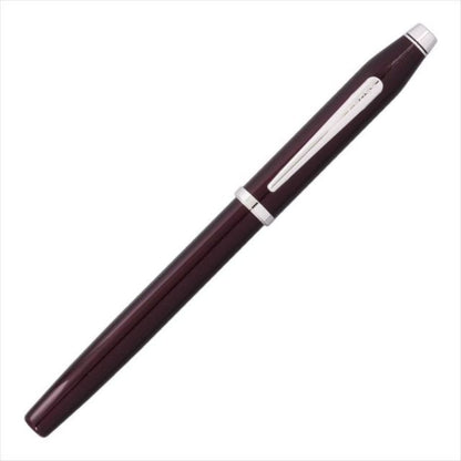 Cross Century 2 ballpoint pen in translucent plum lacquer with silver accents