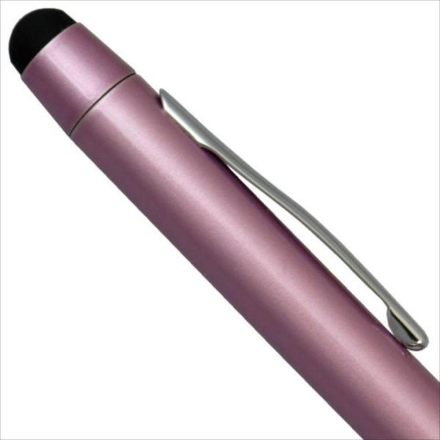 CROSS TekSpeed Plus AT0090-6 Frosty Pink multi-function pen with black and red ballpoints and 0.5mm mechanical pencil