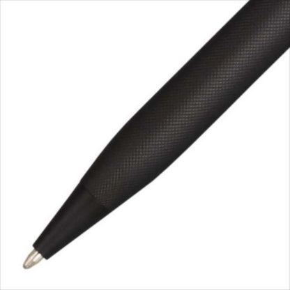 Kuro Century II NAT0082WG-132 oil-based ballpoint pen in midnight black with cap on a white background