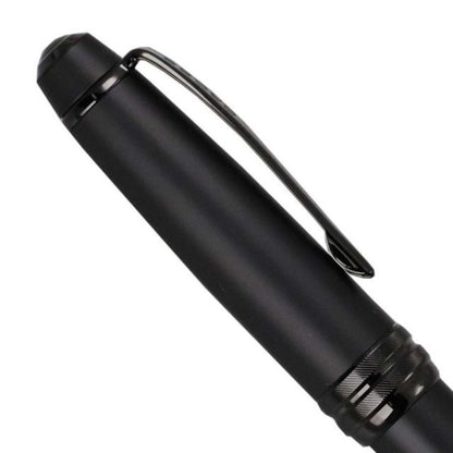 Cross Bailey NAT0452-19 matte black lacquer ballpoint pen with brass body and twist type mechanism