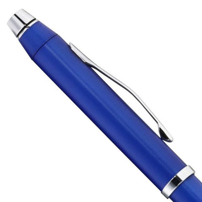 Cross Texree AT0090-8ST metallic blue ballpoint pen with black red ink and 0.5mm mechanical pencil