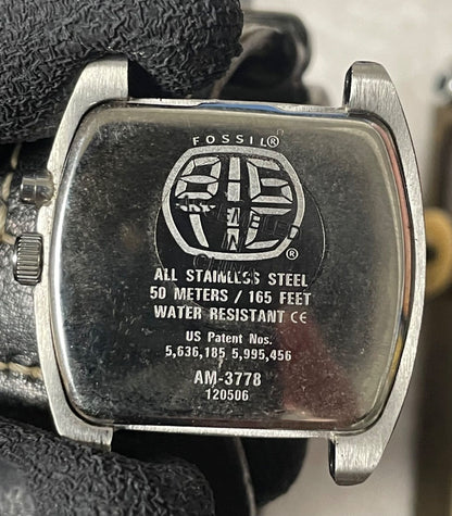 FOSSIL AM-3778 Digital Men's Watch — Japanese