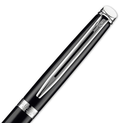 WATERMAN Metropolitan Onbre E Lumiere CT Ballpoint Pen with gold accents and black barrel