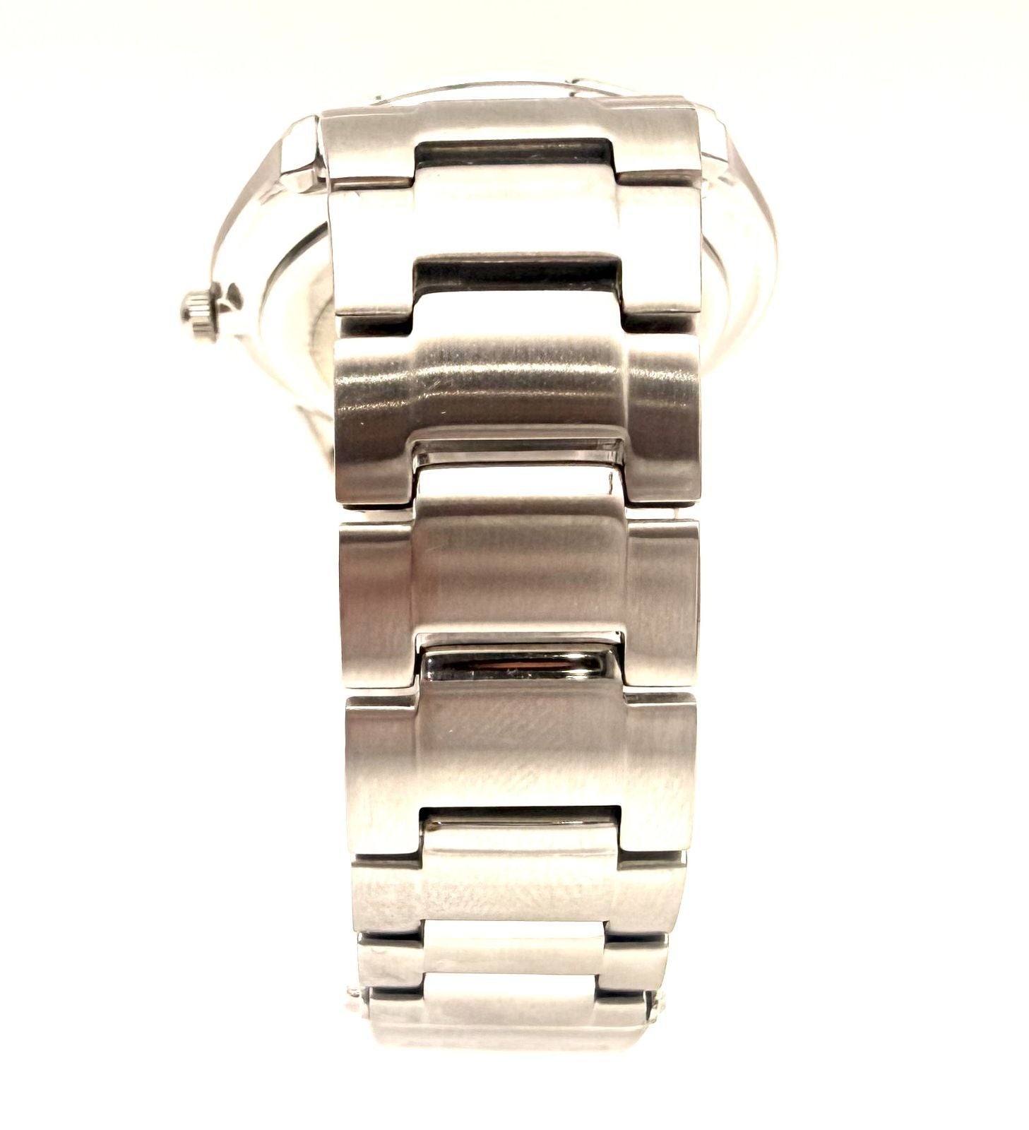 Citizen Eco-Drive men's watch with black dial and stainless steel bracelet model E031-S103720
