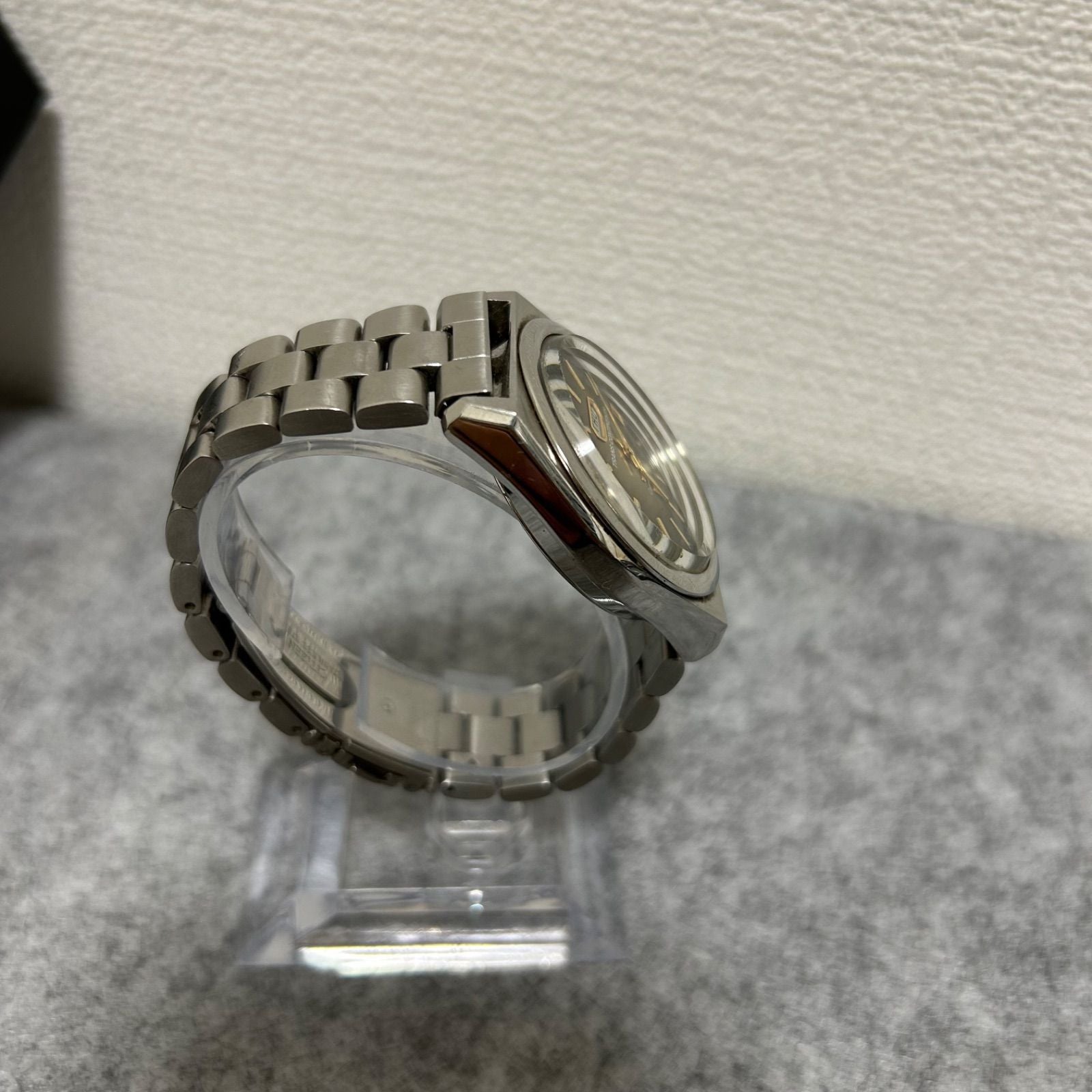 CITIZEN Crystal Seven Revival Edition Automatic Watch TRANS CONTINENTS with stainless steel band and black dial in box