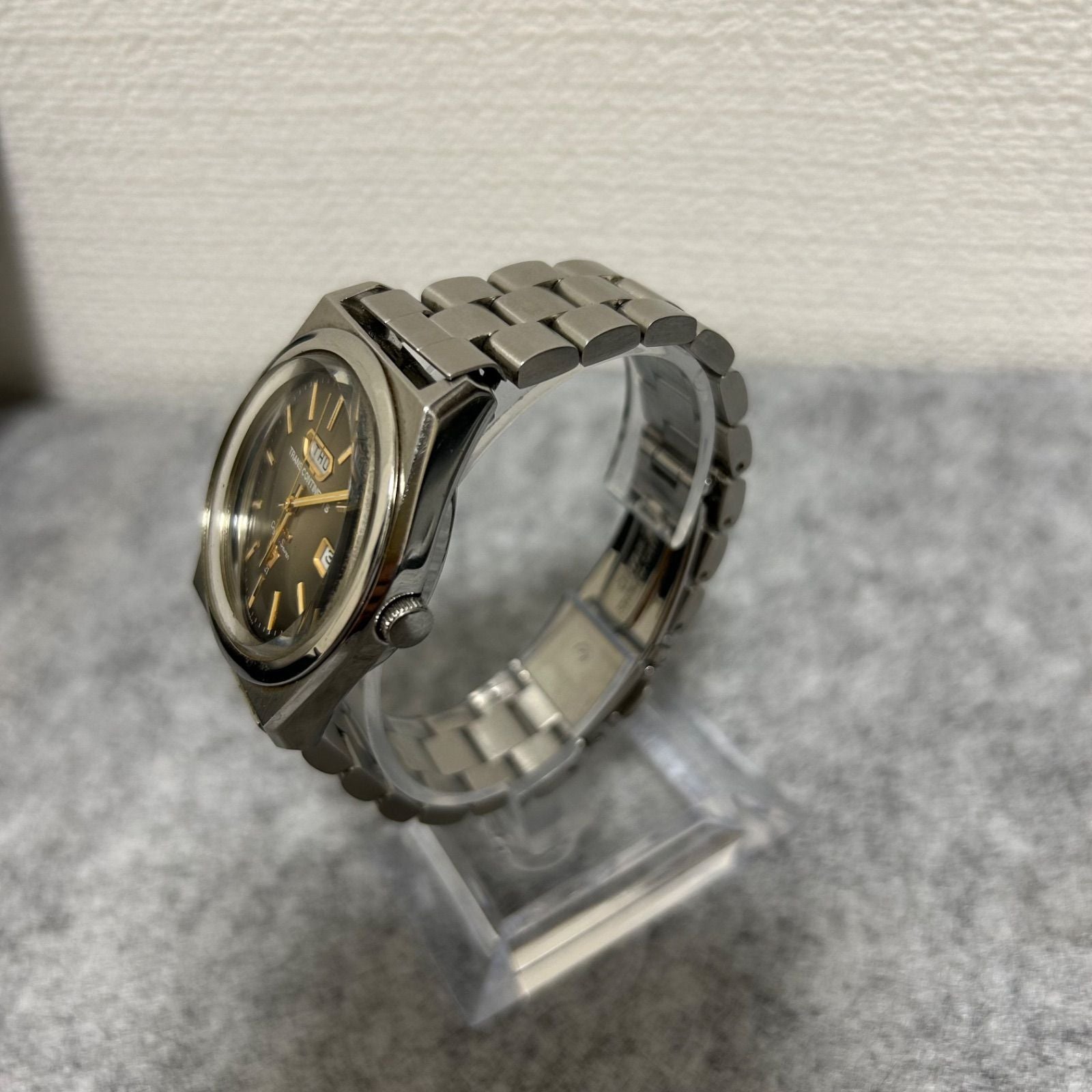 CITIZEN Crystal Seven Revival Edition Automatic Watch TRANS CONTINENTS with stainless steel band and black dial in box