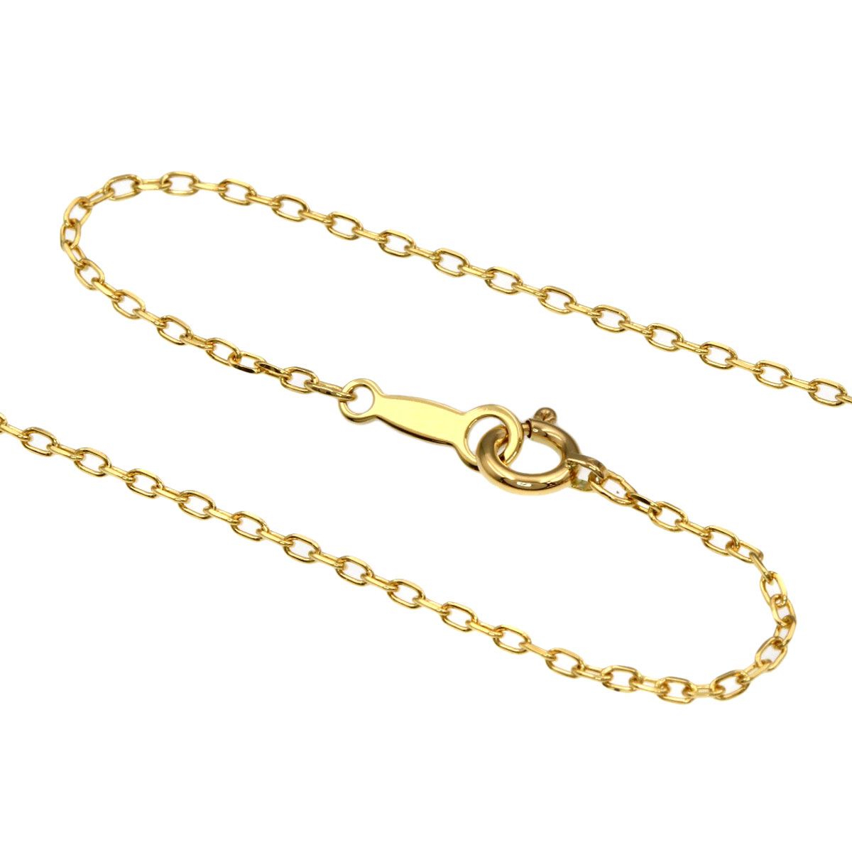 Mikimoto ladies pearl necklace in K18YG gold with 40 cm chain and pearls 3.2-4.7 mm size