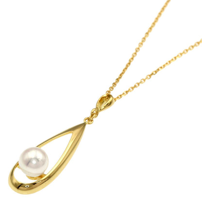 Mikimoto Pearl Necklace for women with 6.5mm pearls set in K18 yellow gold