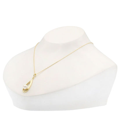 Mikimoto Pearl Necklace for women with 6.5mm pearls set in K18 yellow gold