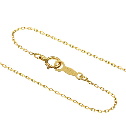 MIKIMOTO ladies pearl diamond necklace in K18 yellow gold with 7.3mm stone and 42.5cm chain