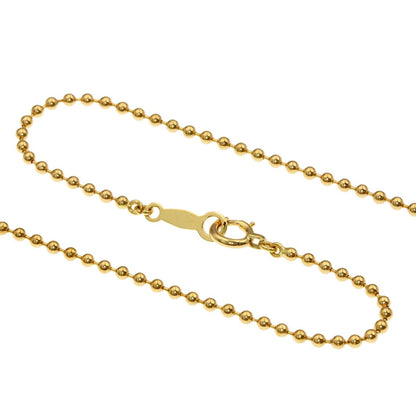 MIKIMOTO ladies pearl necklace with 6.3mm pearls and 38.5cm gold chain in K18YG