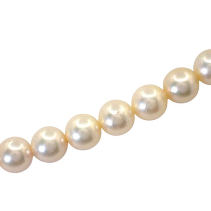 Tasaki Pearl 6.5-7.0mm white pearl necklace silver choker jewelry 44cm length