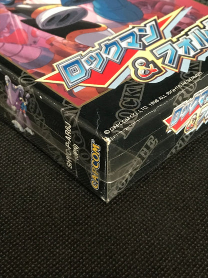 Used Rockman & Forte game cartridge for Super Famicom platform
