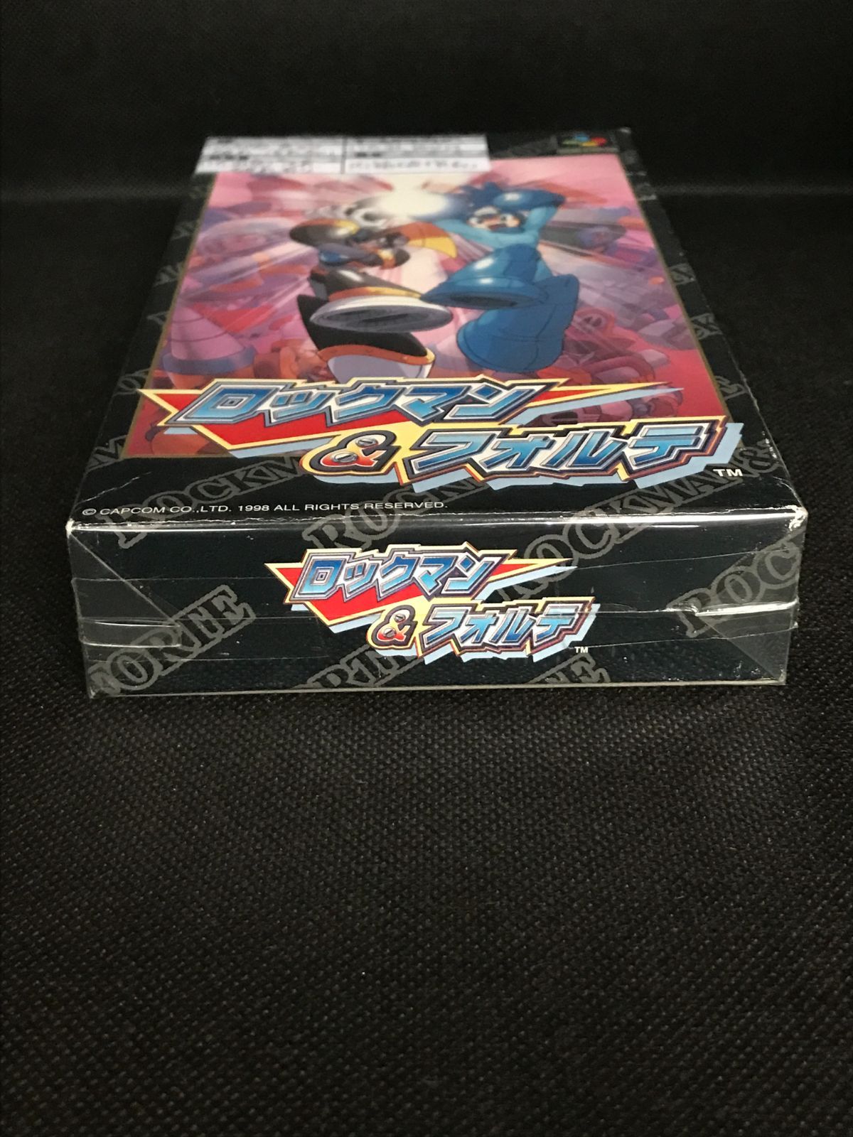 Used Rockman & Forte game cartridge for Super Famicom platform