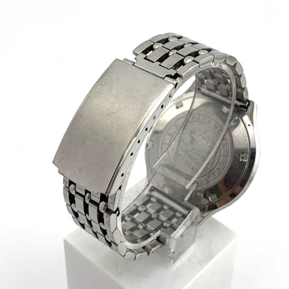 Used Citizen Dandy Seven 1732-1K automatic black watch with stainless steel band, main body only