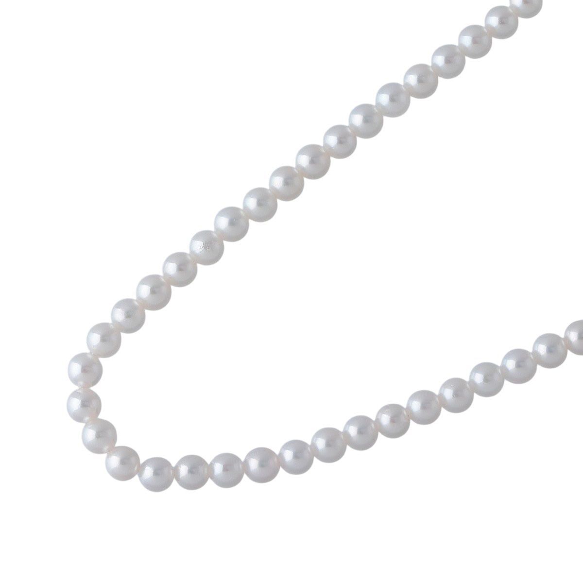 Mikimoto baby pearl necklace with 3.5-4.0mm Akoya pearls and 42cm yellow gold chain
