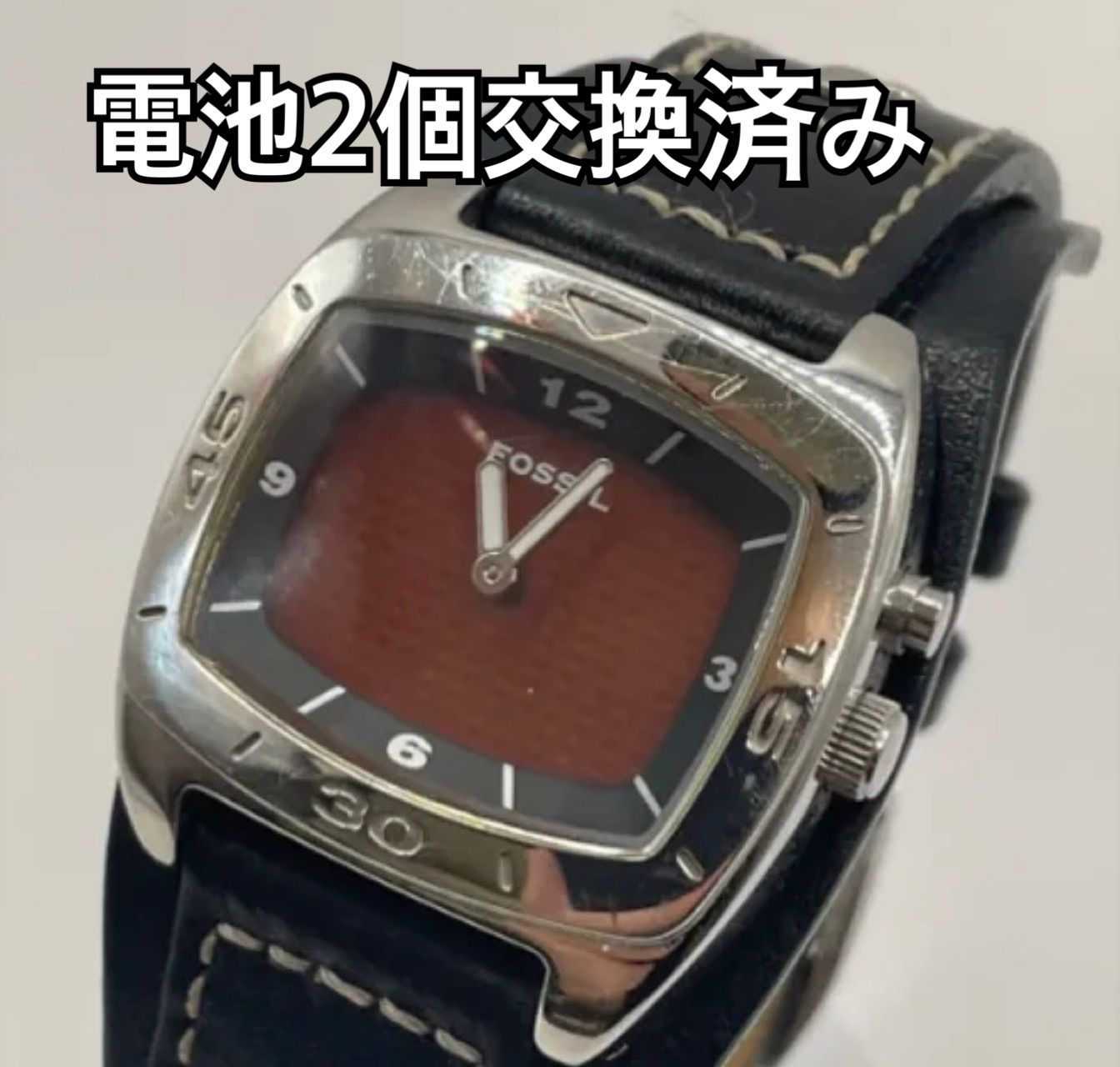 FOSSIL AM-3778 Digital Men's Watch — Japanese