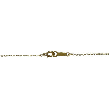 Mikimoto K18 gold necklace with pearl and diamond accents, 42 cm length for ladies